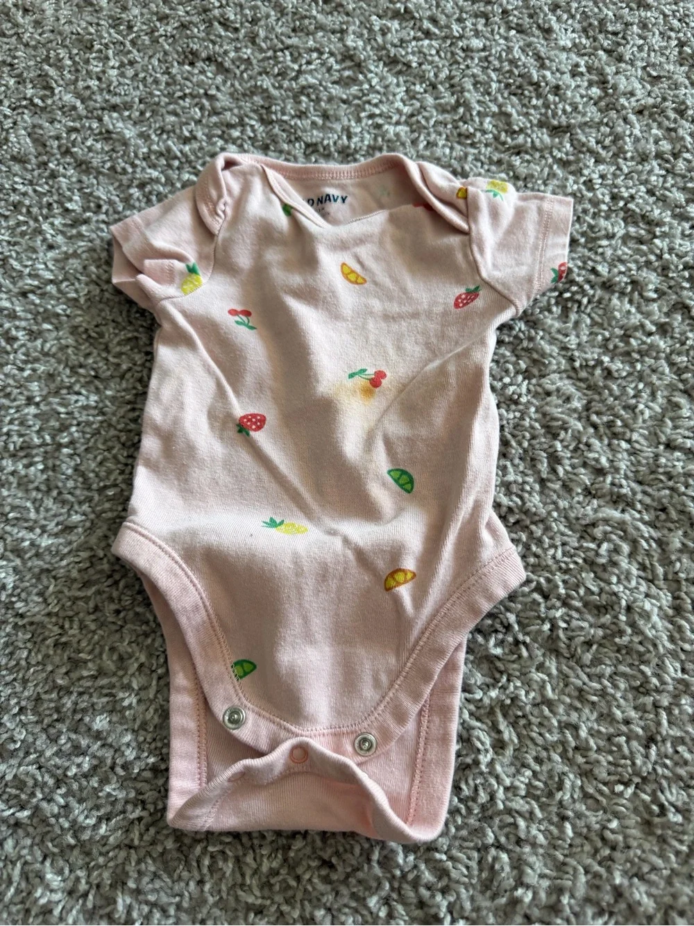 Carter's Baby Girls Multi Pink White Navy One-Piece Bodysuits Lot